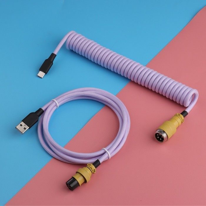 Coiled USB-C Cable – Taro
